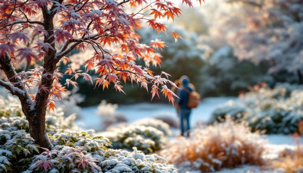 Ce geste discret en décembre que 2 jardiniers jugent vital pour sauver vos érables japonais du froid