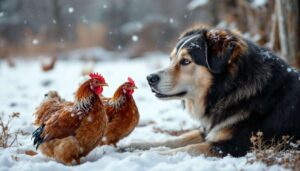 Chien et poules : comment faciliter une cohabitation pacifique et durable ?