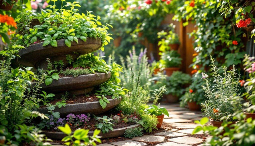 Spirale aromatique, une technique de permaculture pleine de bon sens pour vos plantes aromatiques !