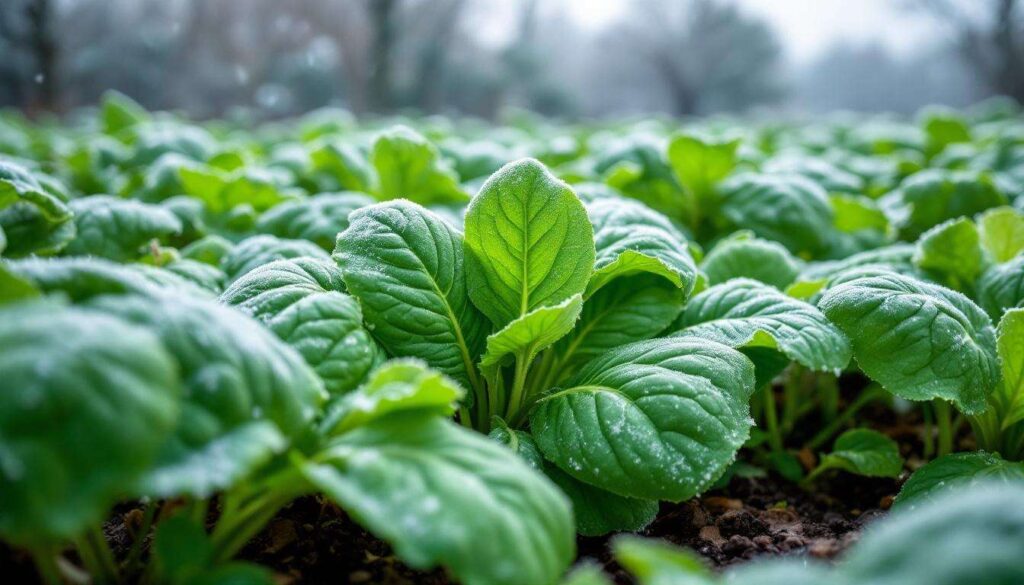 Cette variété d’épinard reste parfaitement verte à -5°C : le secret des jardiniers pour relancer un potager désert en plein hiver