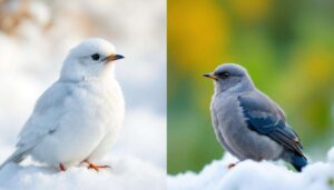 Blanc en hiver, gris en été : c’est l’un des oiseaux les plus rares de France