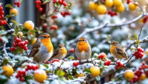 Rouges-gorges, mésanges, moineaux… ces 2 fruits vont transformer votre jardin (ou votre balcon) en refuge cet hiver