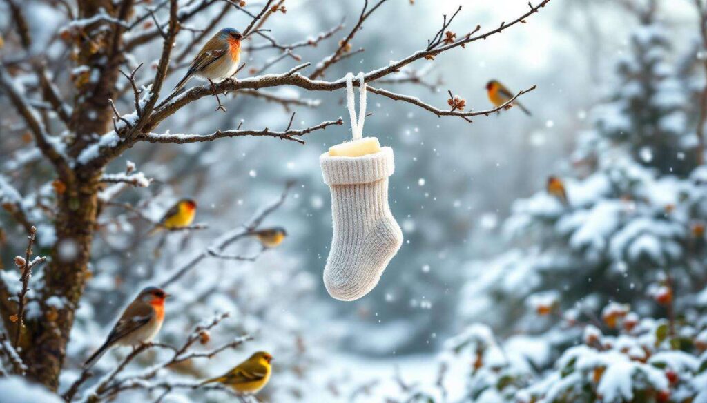 Glisser un savon dans une chaussette : cette astuce inattendue (et ultra simple) protège les oiseaux de votre jardin