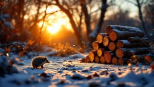 Chaque soir, un simple tas de bois dans le jardin ramène les hérissons menacés : l’appel des spécialistes
