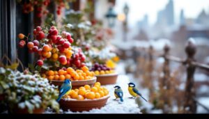Sur votre balcon, ce fruit méconnu peut doubler les visites de mésanges cet hiver, mais pas n'importe comment