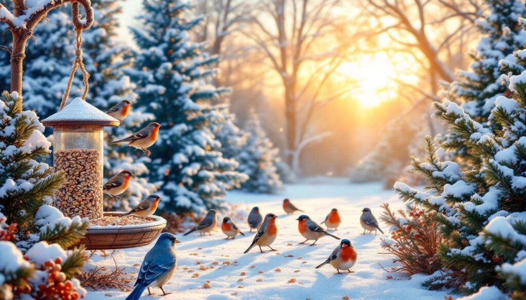 Nourrir les oiseaux en hiver : guide et conseils pratiques pour décembre