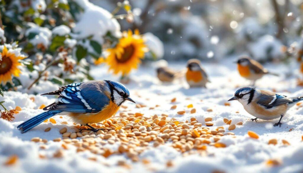 En décembre, ce petit aliment du placard que les jardiniers oublient peut vraiment sauver les oiseaux de leur jardin