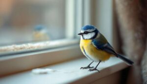 Quand une mésange frappe à la fenêtre, ce comportement révèle une urgence qu’il ne faut pas ignorer