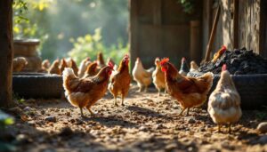 Un vieux pneu et un peu de cendre : l’idée toute simple qui fait du bien aux poules (et coûte zéro euro)