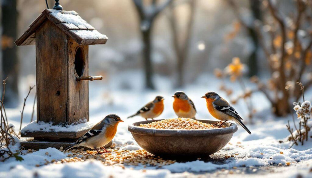 En décembre, ce petit aliment du placard que les jardiniers négligent peut sauver les oiseaux de leur jardin