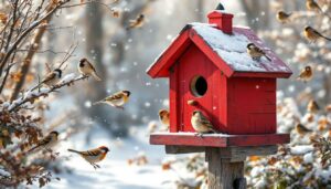 Seule cette couleur de nichoir permet d&rsquo;attirer à coup sûr les oiseaux par dizaines dans votre jardin : à vos pinceaux