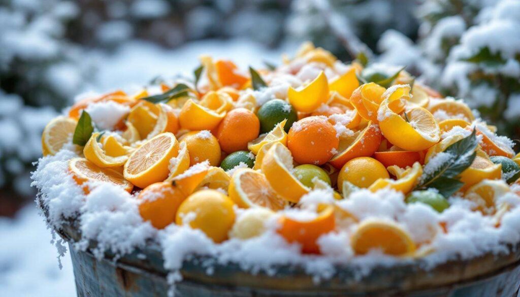 On vous a menti sur les agrumes au compost en hiver