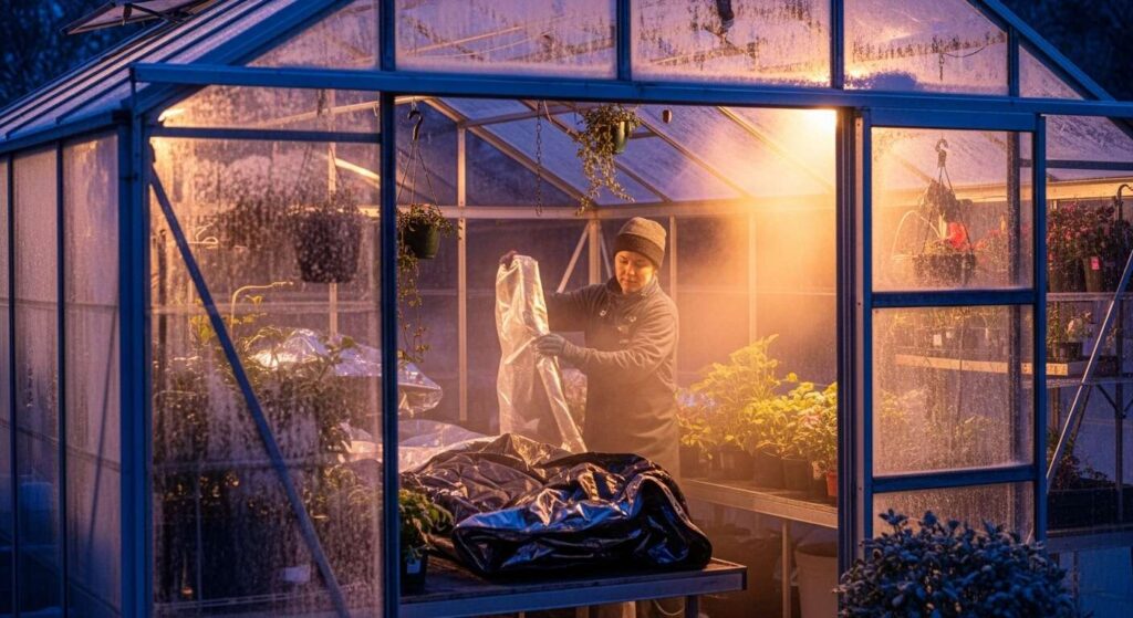 Ma serre se transformait en congélateur la nuit… ce réflexe l’a chauffée naturellement tout l’hiver