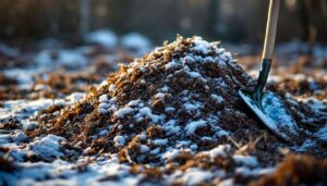 Votre compost est dur comme de la glace : que faire ?