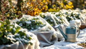Faut-il arroser les plantes sous voile d’hivernage ? Enfin une réponse claire