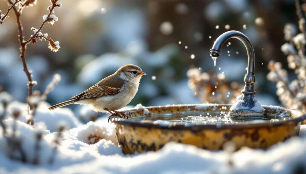 Oiseaux du jardin en danger de soif : ce petit objet de cuisine à 5 € peut leur sauver la vie cet hiver