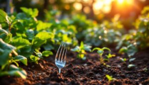 Cette astuce d'antan avec des fourchettes revient en force dans les potagers (et c'est tout sauf un hasard)