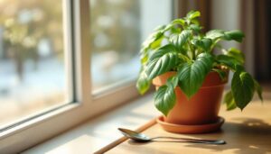 Vos plantes jaunissent en hiver ? Essayez cette cuillère miracle avant qu’il ne soit trop tard