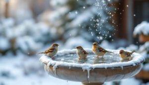 Oiseaux du jardin : voici ce petit jouet en plastique à mettre dans leur eau pour les sauver du gel cet hiver