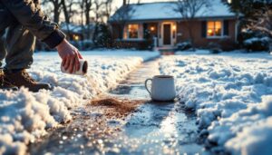 Verglas : ne mettez plus de sel devant la maison, ce déchet du petit-déjeuner protège mieux votre jardin