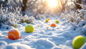 Pourquoi mettre des balles de tennis dans votre jardin pour cet hiver sauve des vies animales