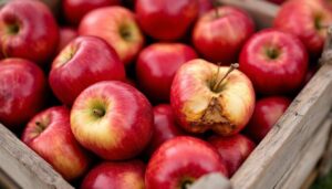 Pommes de conservation : pourquoi un seul fruit abîmé peut gâter toute la caisse