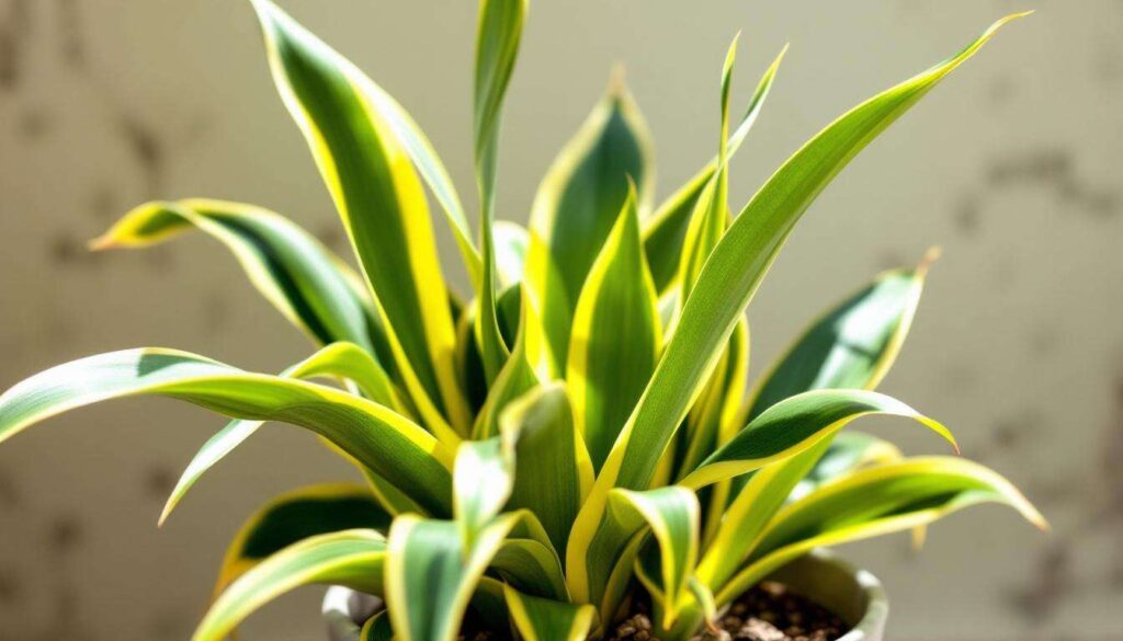 Lorsque les feuilles s’ouvrent en éventail, vous pouvez intervenir pour réaligner la sansevieria