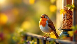 Rougegorges sur le balcon : offrez-leur cette nourriture et ils reviendront chanter chaque matin