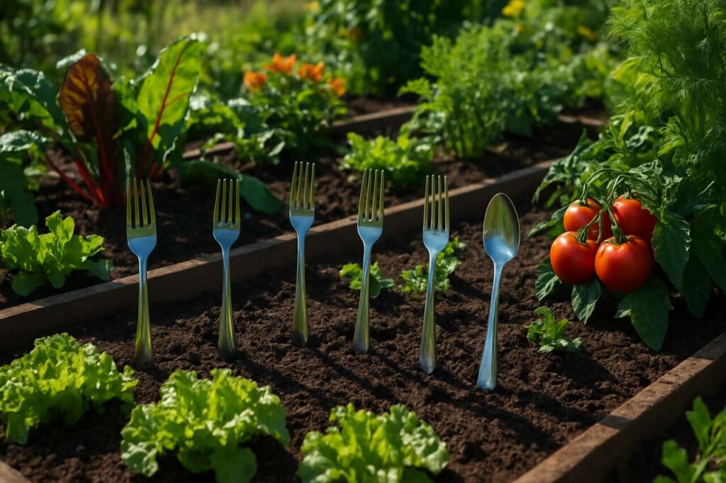 Potager : ces couverts plantés dans la terre que les jardiniers utilisent pour éloigner chats et oiseaux (sans produits)